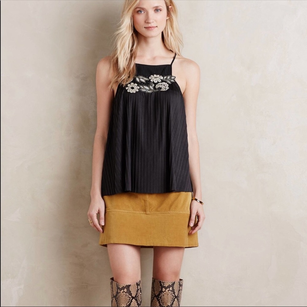 NIP Anthropologie Acacia Swing Tank, large, floral